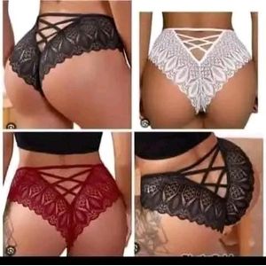 Lot de 06 caleçons en dentelle pour femme 