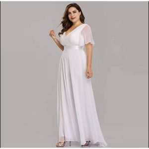 Bon prix deals robe longue blanche