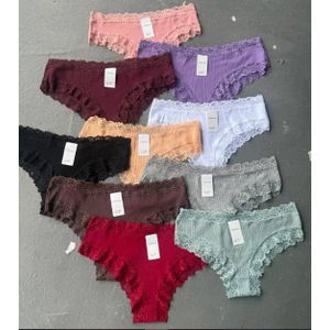 Mode Lot de -6 Culottes Féminines en Dentelle – Sexy