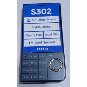 Tecno S302- 3.0"-2 Puces- Opera Mini- Camera - Haut-Parleur FM Puissant - 1500 MAh-G