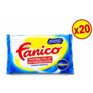 Fanico Lot de 20 savons de marseille - 180g x 20