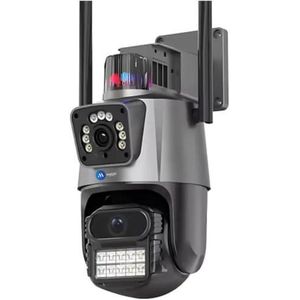 Caméra de Surveillance Extérieure 360° avec Vision Nocturne et Détection de Mouvement
