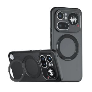 Coque nothing phone 4a pro Trans noir bague 