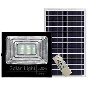 Mythco Projecteur Solaire 500W Avec Télécommande, Allumage Automatique