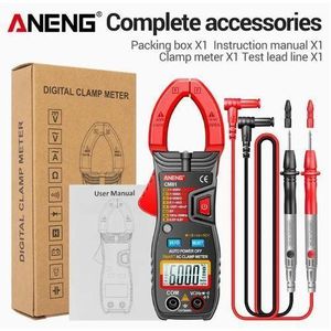 Multimètre à pince numérique CM81, testeur de tension AC, ampèremètre, testeur de résistance