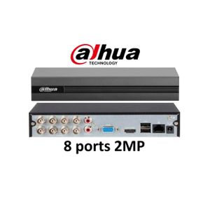 Dahua Enregistreur DVR 8 PORTS- 2MP- ANALOGIQUE-Accès à Distance-Haute Compatibilité Caméras