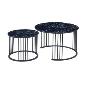 2 Tables Basses Mabre, 70cm X 50cm