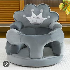 Assis bébé Pouf d'apprentissage à s'asseoir gris