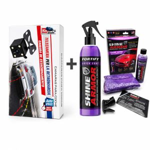 Kit caméra de recul pour voiture + Spray de revêtement céramique automobile