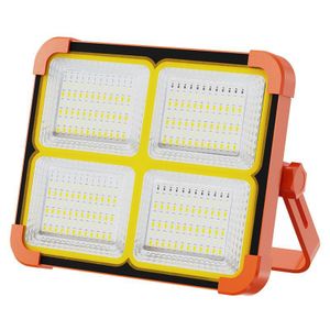 Lampe LED solaire rechargeable grande capacité – Éclairage de secours pour extérieur