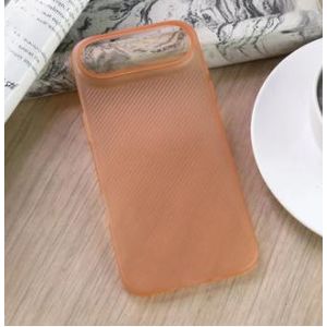 Coque Arrière Fibre Anti-jaunissement Compatible Iphone 17 Air - ORANGE