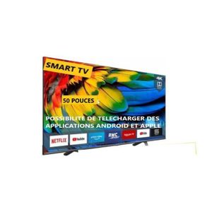 SMART TECHNOLOGY TV LED - 50 Pouces - Wi-Fi - UHD TV - Andoïd TV – Youtube - 24 Mois De Garantie