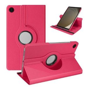 Étui Clapet Compatible Samsung Galaxy Tab A11 Clapet Support Rotatif portrait / paysage - ROSE