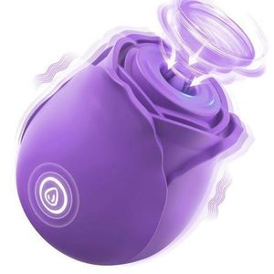 Sex Toy Vibromasseur à Succion Vaginale En Forme De Rose, Jouet Sexuel Féminin