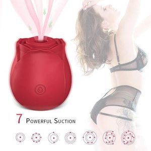 Sex Toy Vibromasseur à Succion Vaginale En Forme De Rose, Jouet Sexuel Féminin