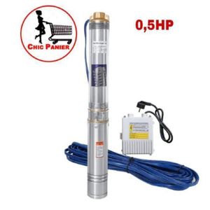 Pompe submersible pour forage 0.5hp