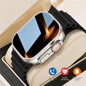 Litglobe T12 Ultra Pro Max Montre Connectée Sport 49mm Écran OLED 2.3" Full Touch Appel Bluetooth Compatible Android iOS