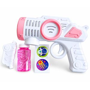  Pistolet à Bulles de Savon Automatique Space Bubble Gun