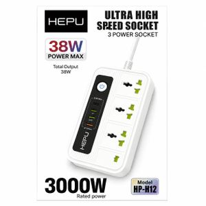 Hepu Multiprise Ultra Speed 3000W – Charge Rapide & Sécurité Maximale