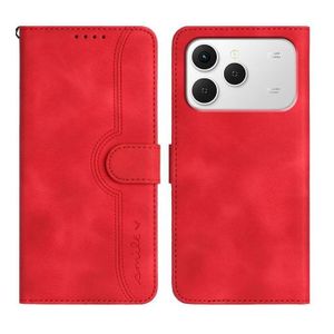 Etui À Rabat Tecno Spark 40 + 2 Antichoc - Rouge