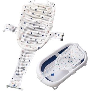 Filet de bain antidérapant réglable à cinq points pour bébé, coussin flottant pour baignoire de bébé