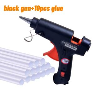 Kit Pistolet À Colle Chaude 20W + 10 Bâtonnets De Colle Inclus