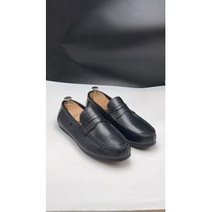 baladeuse homme en cuir-noir