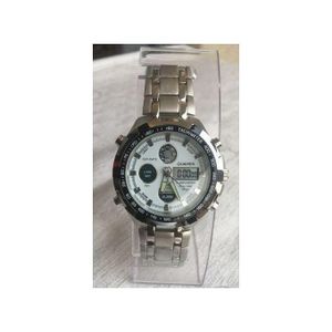 Joefox  Montre Automatique Hommes – Acier – Argent Fond Blanc