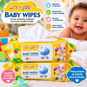 Lingettes Humides pour Bébé – Douces et Résistantes