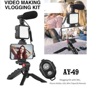 Support De Microphone Pour Selfie Pour Diffusion En Direct Mobile