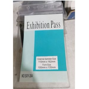 Porte-carte De Travail Badge Avec Corde Noir Grand Taille _ Paquet De 50 Pcs