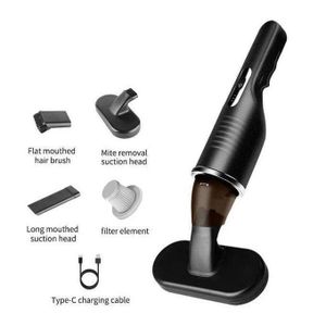 Souffleur Electrique Aspirateur à main, 8000 PA, sans fil, puissant 120 W, avec filtres lavables, aspirateur portable rechargeable humide et sec, idéal pour voiture, maison et bureau BH