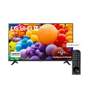 Télévision LG 50 pouces Smart TV LED 4K Ultra HD-Noir.