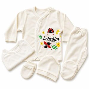 Kit de naissance bébé – 5 pièces Coccinelle - Rose