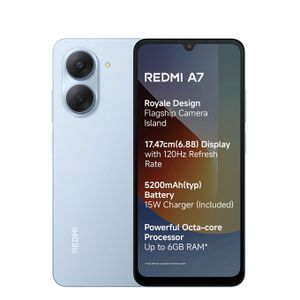 Xiaomi Redmi A7 - 6.88" - 2SIM - 4G - 8/13 Mpx - 3/64 Go - Bleu - Garantie 12 Mois