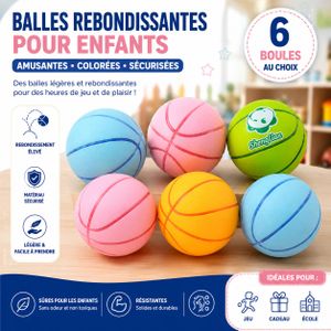 Balles rebondissantes pour enfants – lot de 3