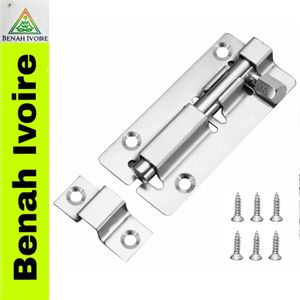 Verrous de porte avec vis pour salle de bain, chambre