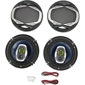Titanic Haut-parleurs Coaxiaux de Voiture  400 W 4 Ohms de 6 Pouces pour Systèmes Audio de Voiture