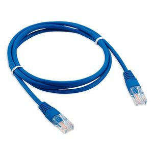 Câble Ethernet Cat 6 haut débit 1.5 Mètre, câble réseau Internet, plus rapide que le Cat5e pour PS4, jeux vidéo, modem, routeur, bleu