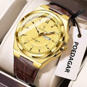 POEDAGAR Montre classe pour homme 