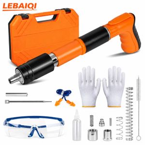 Kit de cloueur orange à tir unique – Comprend un pack d'accessoires et une grande mallette de rangement,cloueur à poudre robuste, cloueur compact pour acier, outil de fixation manuel,idéal pour l'installation de plafonds et les murs en béton.