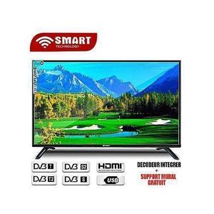SMART TECHNOLOGY TV LED 43 Pouces Sans Wifi-Décodeur Integré-HDMI-USB