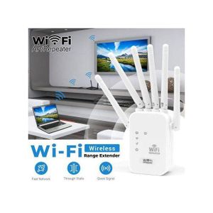 Repeteur wifi portee 600m comportant 6 antennes