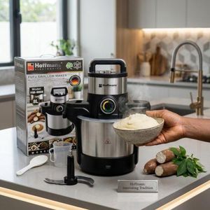 Hoffmans Mixeur à Foutou Banane et Fufu Électrique HM-8866 - Mixeur Pileur Électrique Grande Capacité 8L