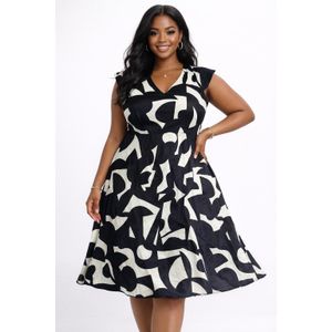 Robe midi sans manches pour femme – Style décontracté / Soirée – ZK190002