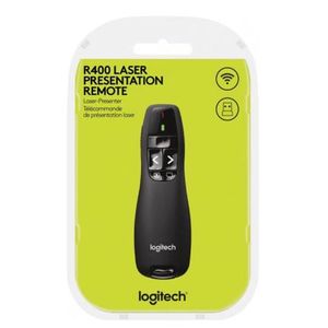 Pointeur Laser sans fil Logitech Presenter R400 original noir