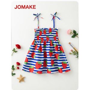 JOMAKE Robe à bretelles pour filles de 1 à 7 ans