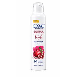 Cosmo Déodorant Antitranspirant Spray au Grenade 250 ml – Protection 48H, Fraîcheur Longue Durée