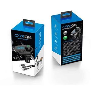 Bluetooth Kit Transmetteur Sans Fil Pour Voiture Q15 - Noir