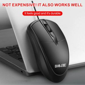Souris Filaire USB BIOJEE E100 - Noir